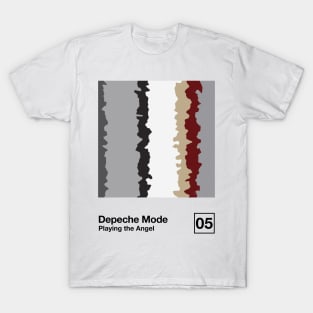 Playing The Angel / Minimal Style Graphic Artwork Design T-Shirt